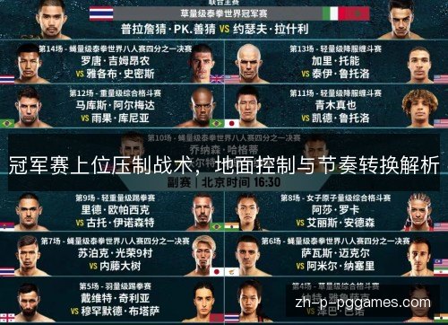 冠军赛上位压制战术,地面控制与节奏转换解析 冠军赛上位压制战术,地面控制与节奏转换解析